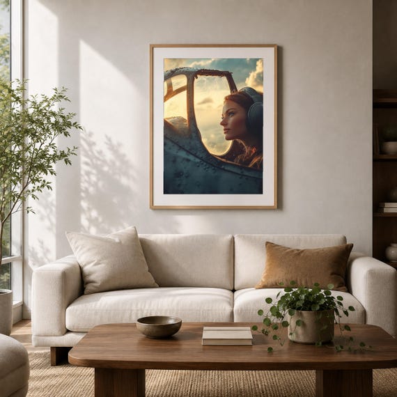 Women in Aviation Wall Art — view 2