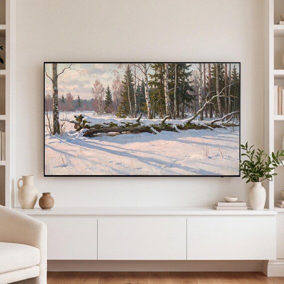 Fallen Log Samsung Frame TV Art — view 3