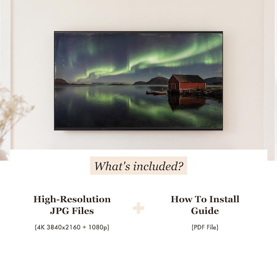 Northern Lights Samsung Frame TV Art Bundle of 6 — view 4