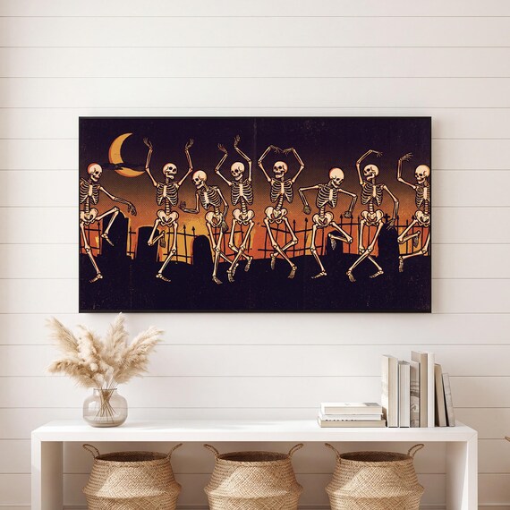 Dancing Skeletons Samsung Frame TV Art — view 6