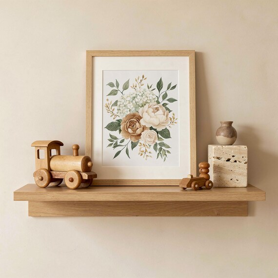 Floral Nursery Wall Art — view 5