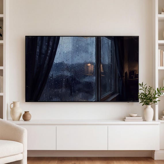 Curtain Edge Samsung Frame TV Art — view 3