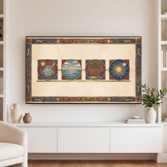 12 Days of Christmas Samsung Frame TV Art Bundle of 6 (4K Digital Download) — view 3