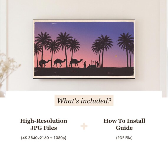 Caravan at the Well Samsung Frame TV Art — view 4