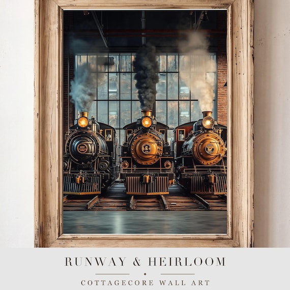 Steam Train Wall Art