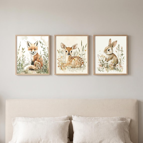Woodland Nursery Trio Set of 3