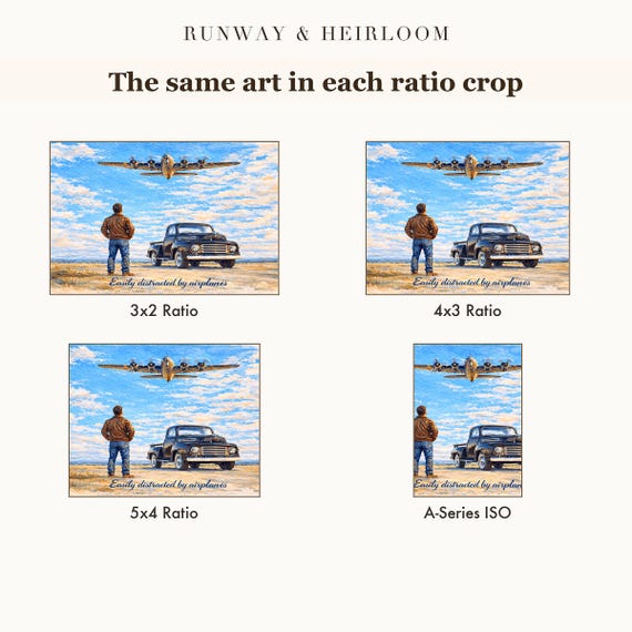 Easily Distracted by Airplanes Print — view 6