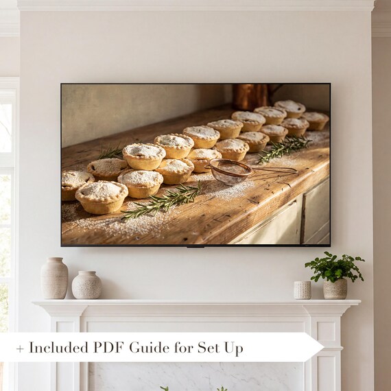 Mince Pies Samsung Frame TV Art — view 2