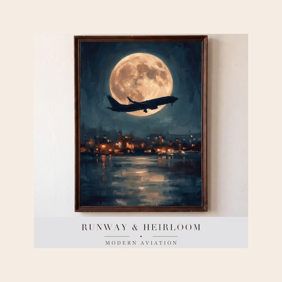 Full Moon Departure Print