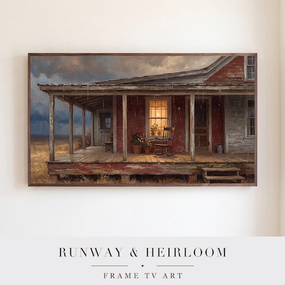 Farmhouse Porch Samsung Frame TV Art — view 5
