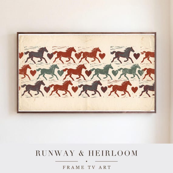 Hearts and Horses Samsung Frame TV Art — view 5