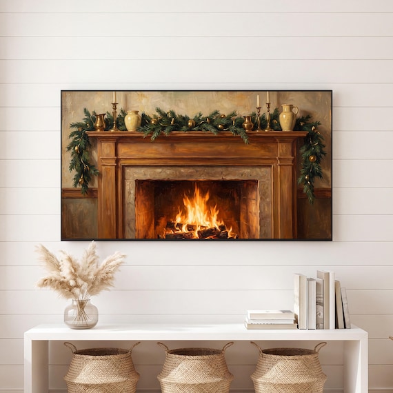 Fire High Samsung Frame TV Art — view 6