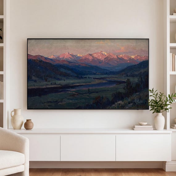 Alpine Valley Samsung Frame TV Art — view 3
