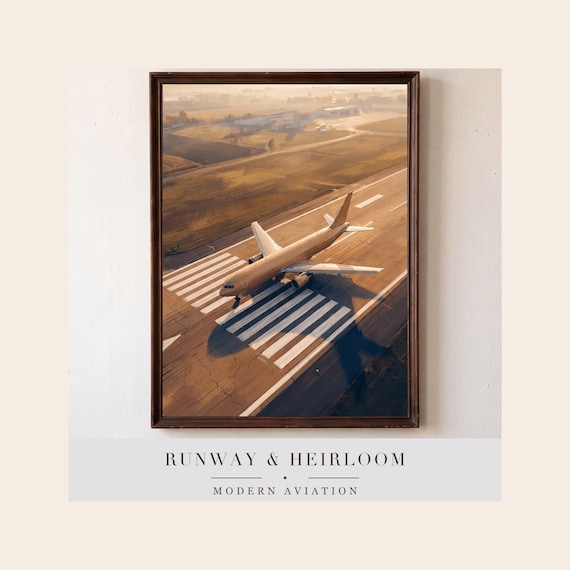 Runway Threshold From Above Print