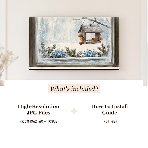 Bird Feeder Samsung Frame TV Art — view 4
