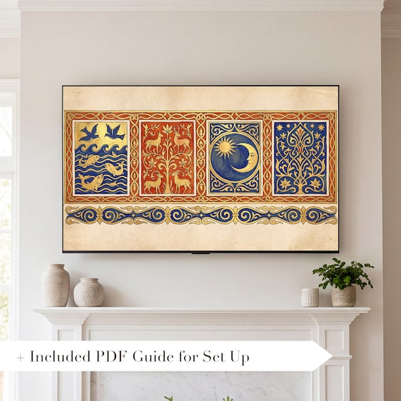 Twelve Days of Christmas Samsung Frame TV Art — view 2