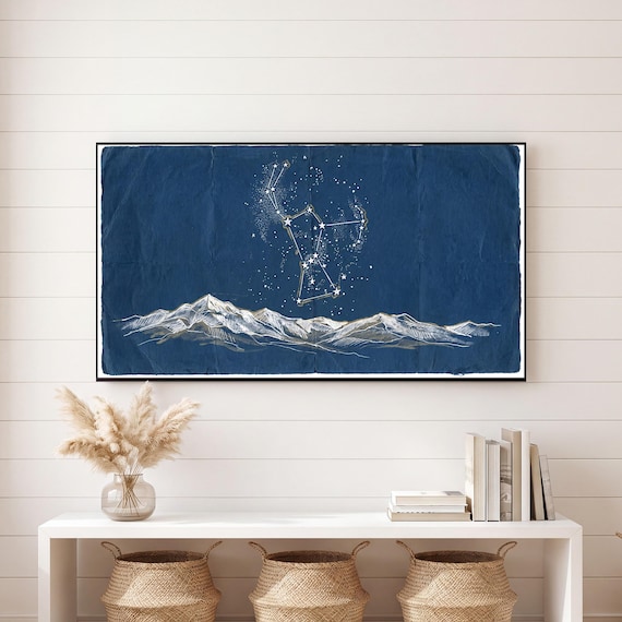 Orion Star Chart Samsung Frame TV Art — view 6