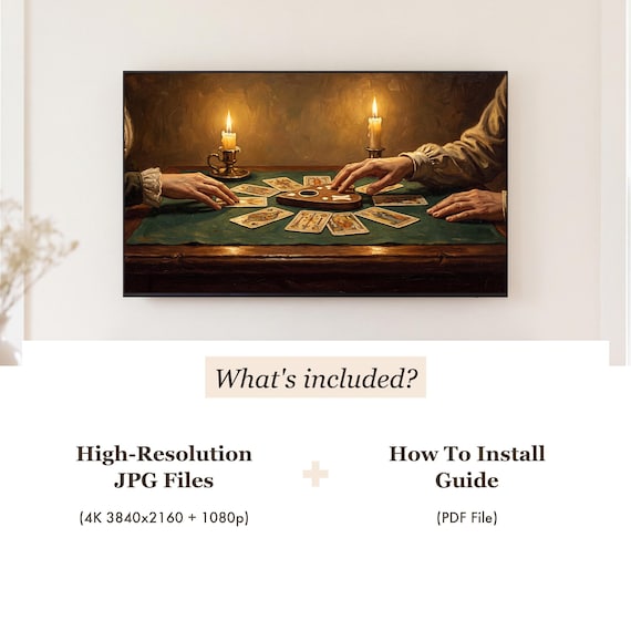 Seance Table Samsung Frame TV Art — view 4