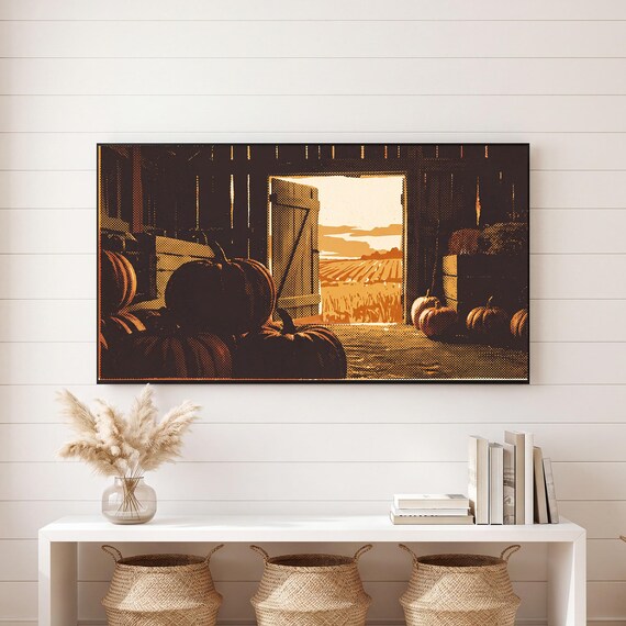 Great Jack O Lantern Samsung Frame TV Art — view 6
