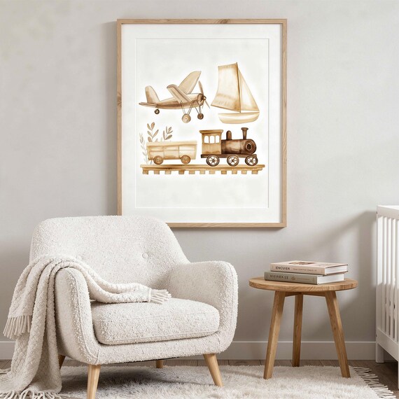Vintage Toys Nursery Wall Art — view 3