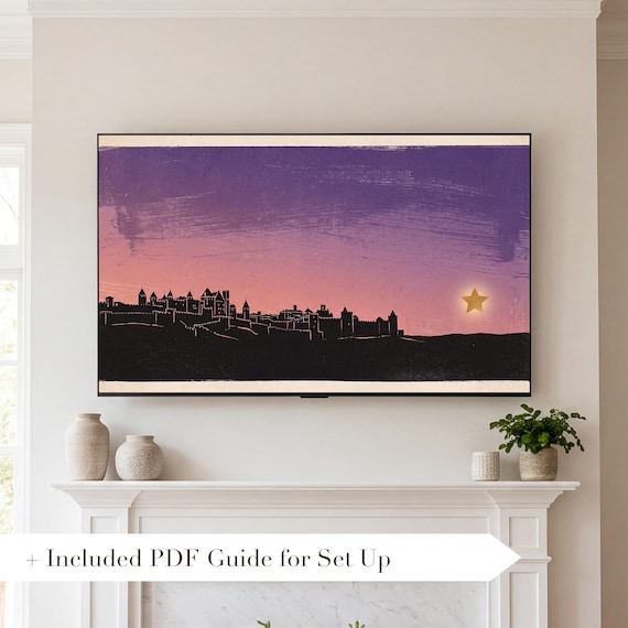 Star of Bethlehem Samsung Frame TV Art — view 2