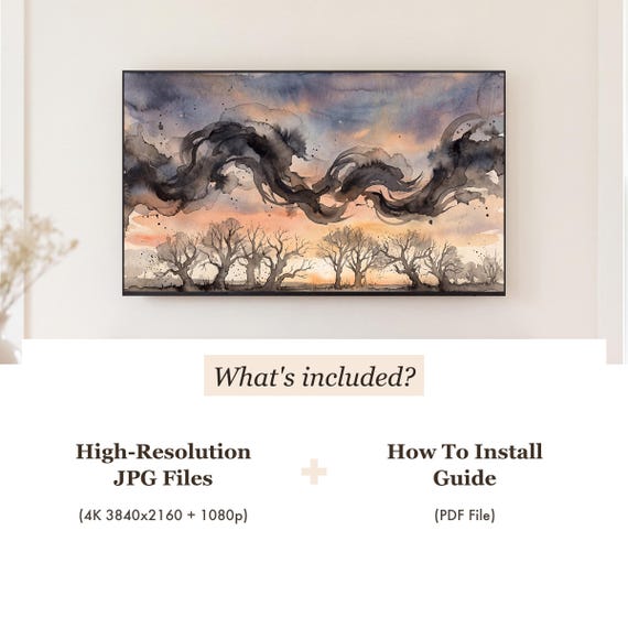 Murmuration Samsung Frame TV Art Bundle of 6 — view 4