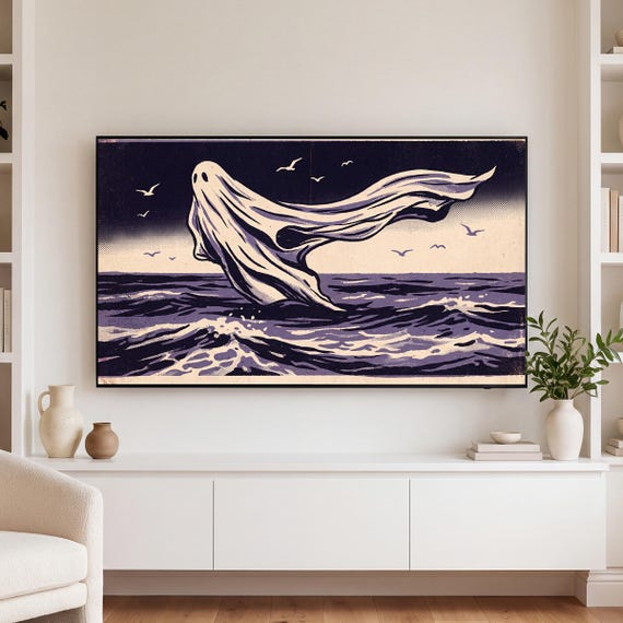Three Ghosts Samsung Frame TV Art — view 3