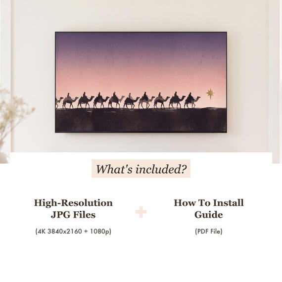 Three Kings Samsung Frame TV Art — view 4