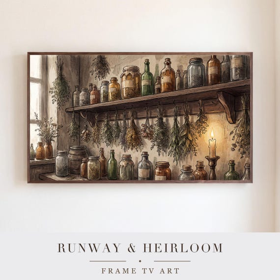 Drying Herbs Samsung Frame TV Art — view 5