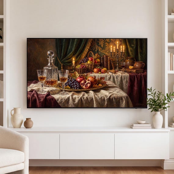 Crystal and Decanter Samsung Frame TV Art — view 3