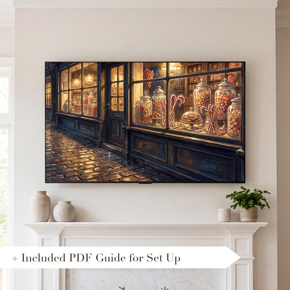 Confectioner Window Samsung Frame TV Art — view 2