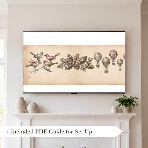 Figural Glass Ornaments Samsung Frame TV Art — view 2