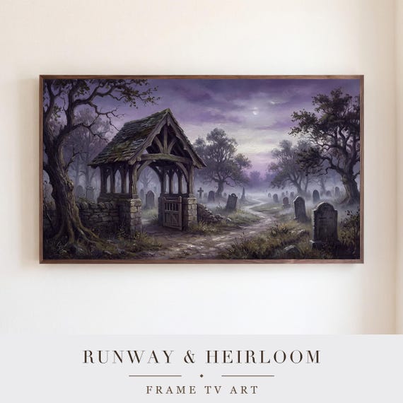 Cemetery Lych Gate Samsung Frame TV Art — view 5