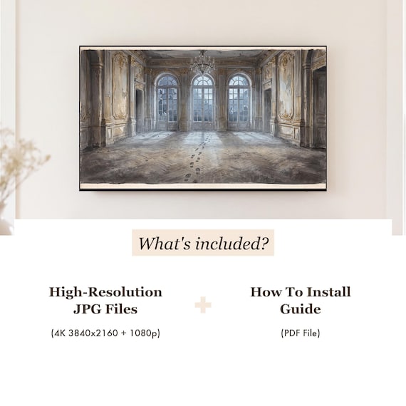 Footprints in the Dust Samsung Frame TV Art — view 4