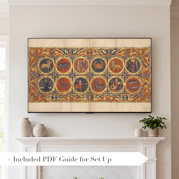 Twelve Days Medallions Samsung Frame TV Art — view 2