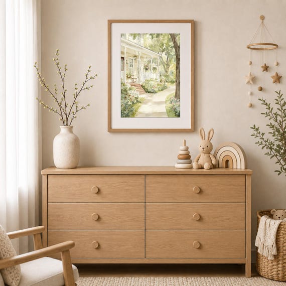 Southern Cottage Nursery Wall Art — view 2