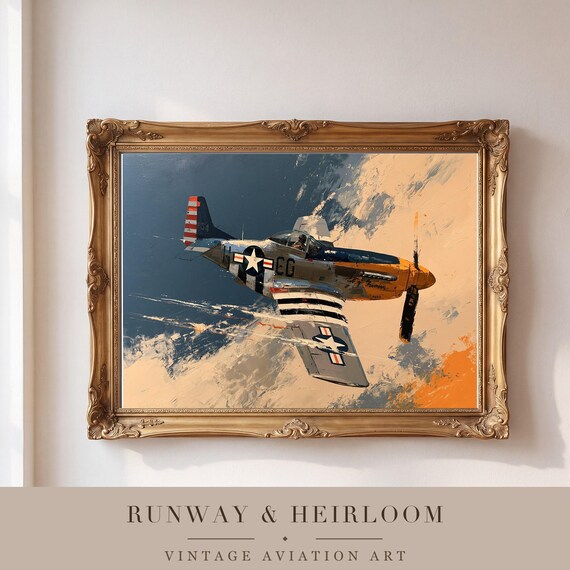 P-51 Mustang Wall Art Printable — view 4