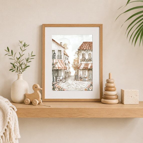 Paris Cafe Nursery Wall Art — view 5