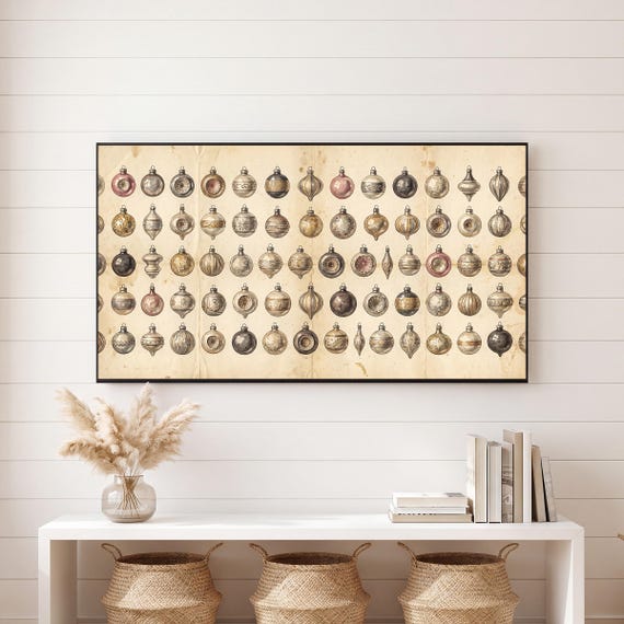 Antique Ornament Samsung Frame TV Art Bundle of 6 — view 6