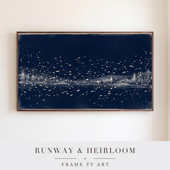 Minimalist Snow Samsung Frame TV Art Bundle of 6 — view 5