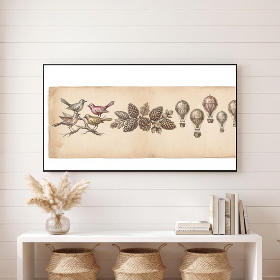 Figural Glass Ornaments Samsung Frame TV Art — view 6