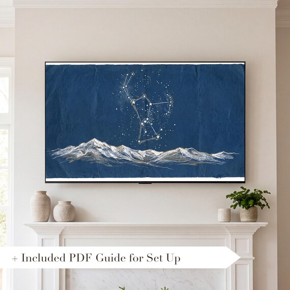 Winter Constellation Samsung Frame TV Art Bundle of 6 — view 2