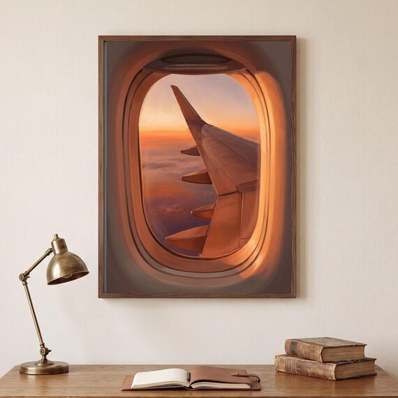 Sunset From Seat 24A Print — view 2