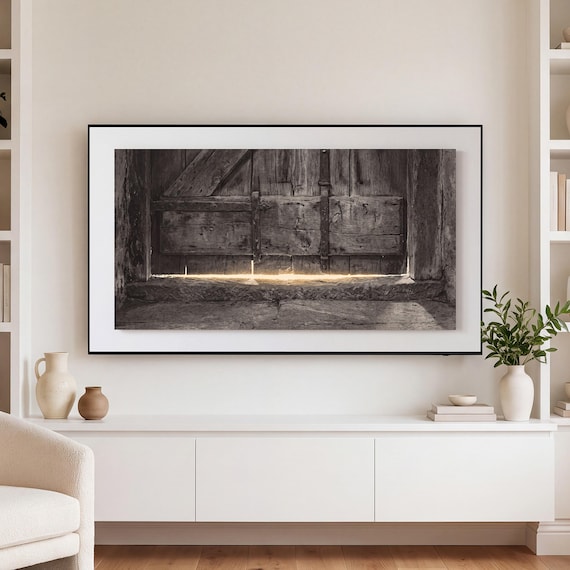 Thin Line of Light Samsung Frame TV Art — view 3