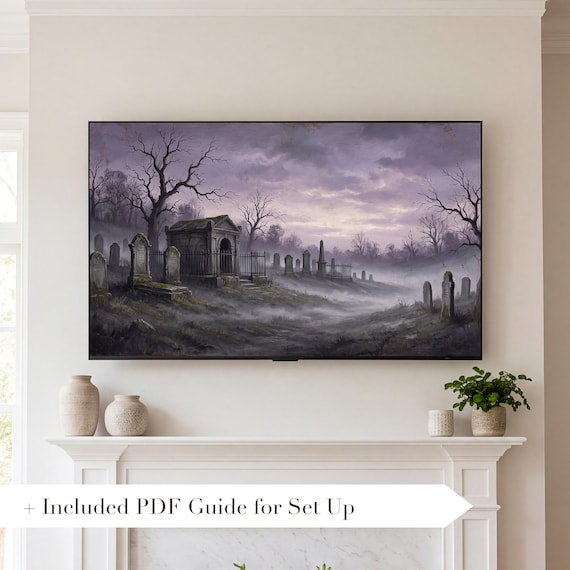 Gothic Family Vault Samsung Frame TV Art — view 2