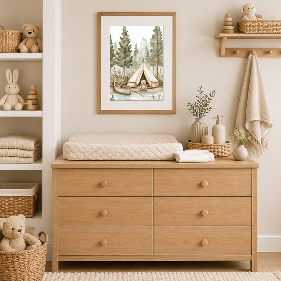Camping Nursery Wall Art — view 3