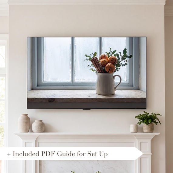 Pomanders and Holly Samsung Frame TV Art — view 2
