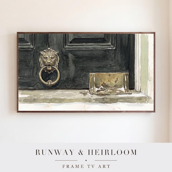 Brass Knocker Samsung Frame TV Art — view 5