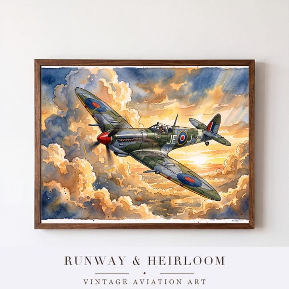 RAF Aircraft Set of 3 — aviation wall art print
