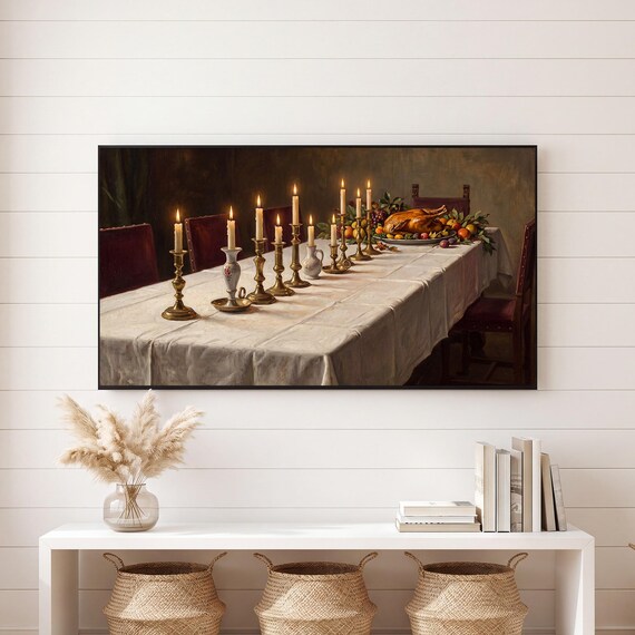 Christmas Dinner Samsung Frame TV Art Bundle of 6 — view 6